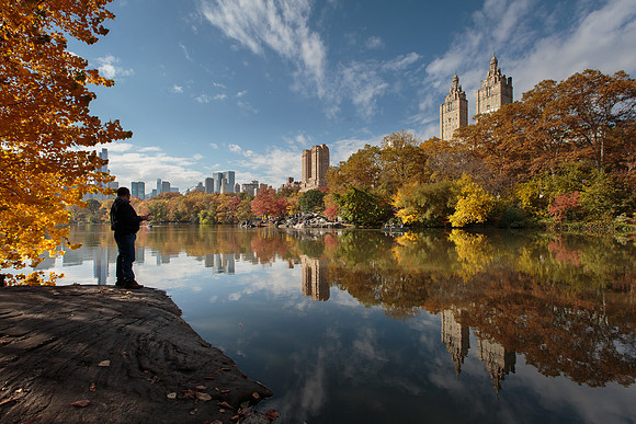 Central Park - The Lake and Central Park West